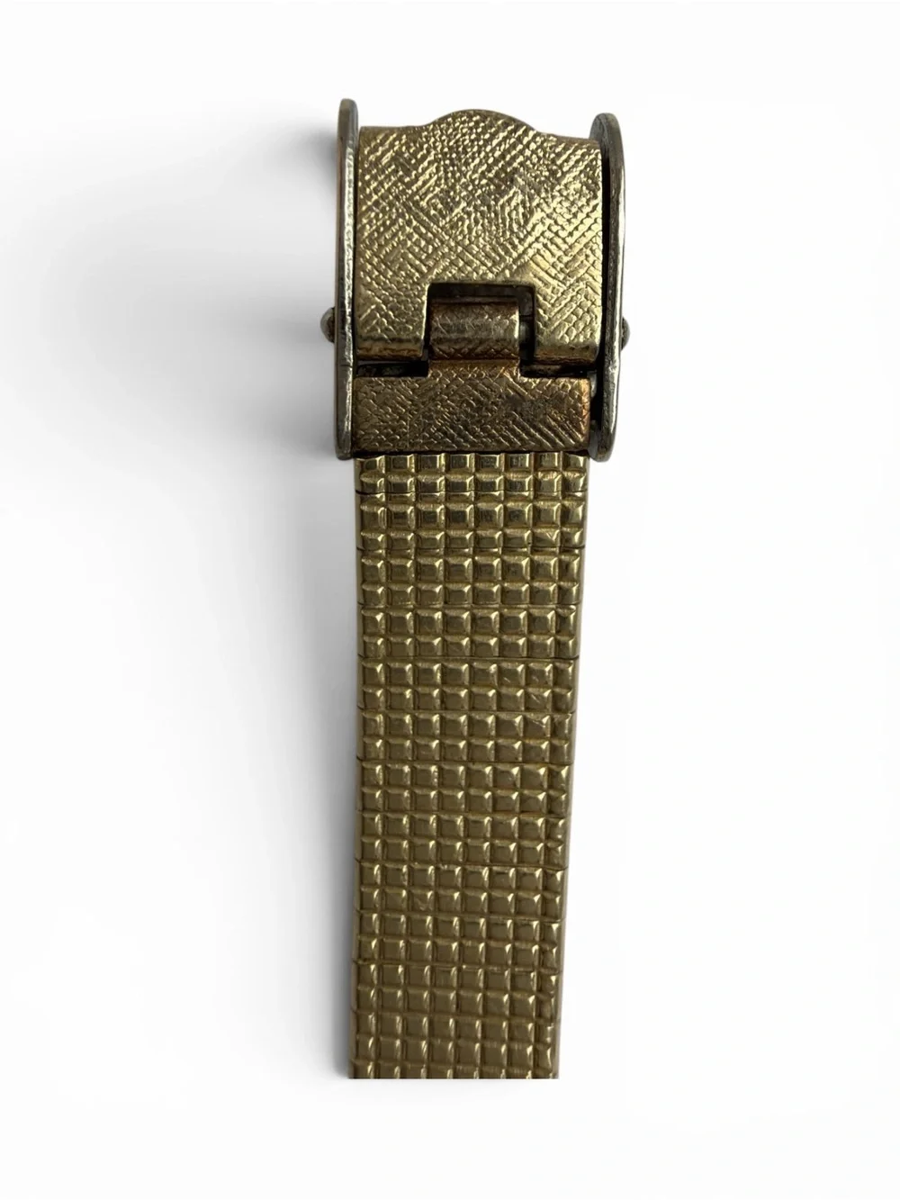 Vintage Gruen Precision 17 Jewels 14k Gold Watch 10k Plated Band 7.5” Heirloom